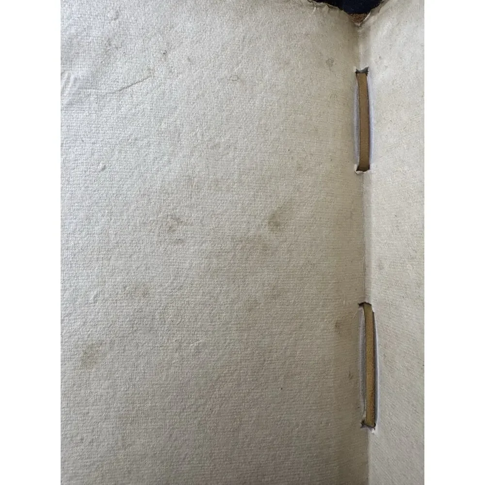 ‎NW/OT Nomad Crafts Co Vintage Leather Journal Handmade Deckle Edge ‎7”x5” Brn